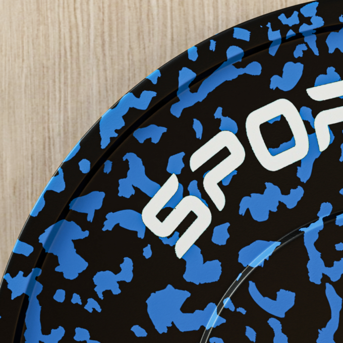 SPORTNOW Olympic Weight Plates with 5cm Holes for Weight Lifting, 2 x 10kg