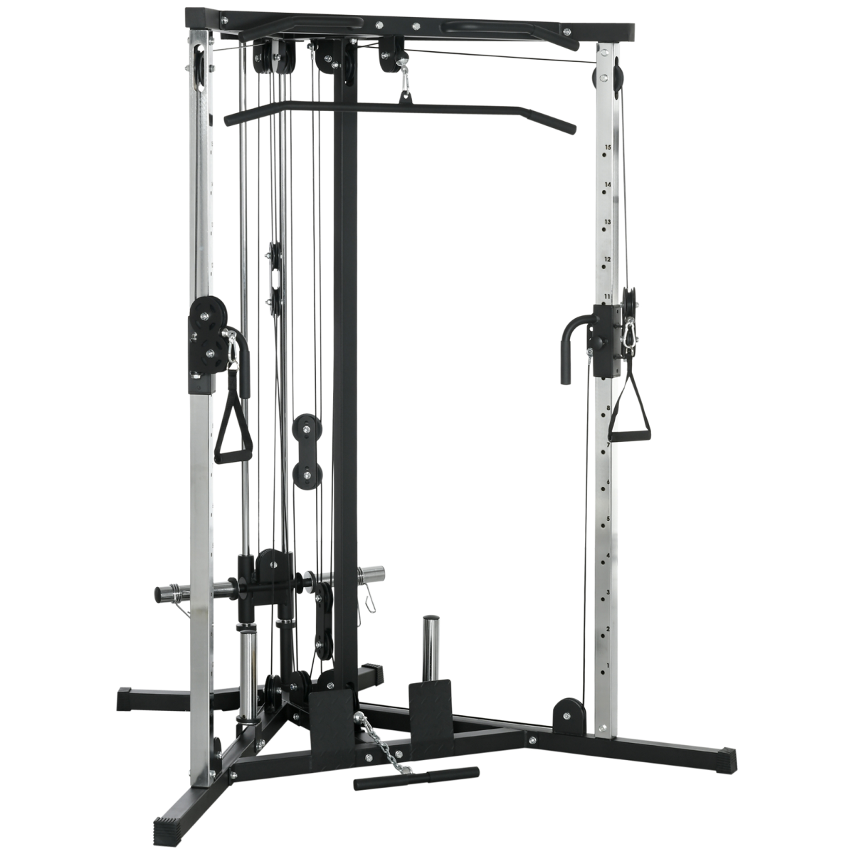 SPORTNOW Home Gym Machine, 15-Position Adjustable Training Workout Station - Image 2