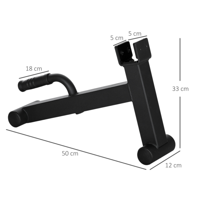 Deadlift Barbell Jack with Non-Slip Handle for Loading, Unloading Barbell Plates