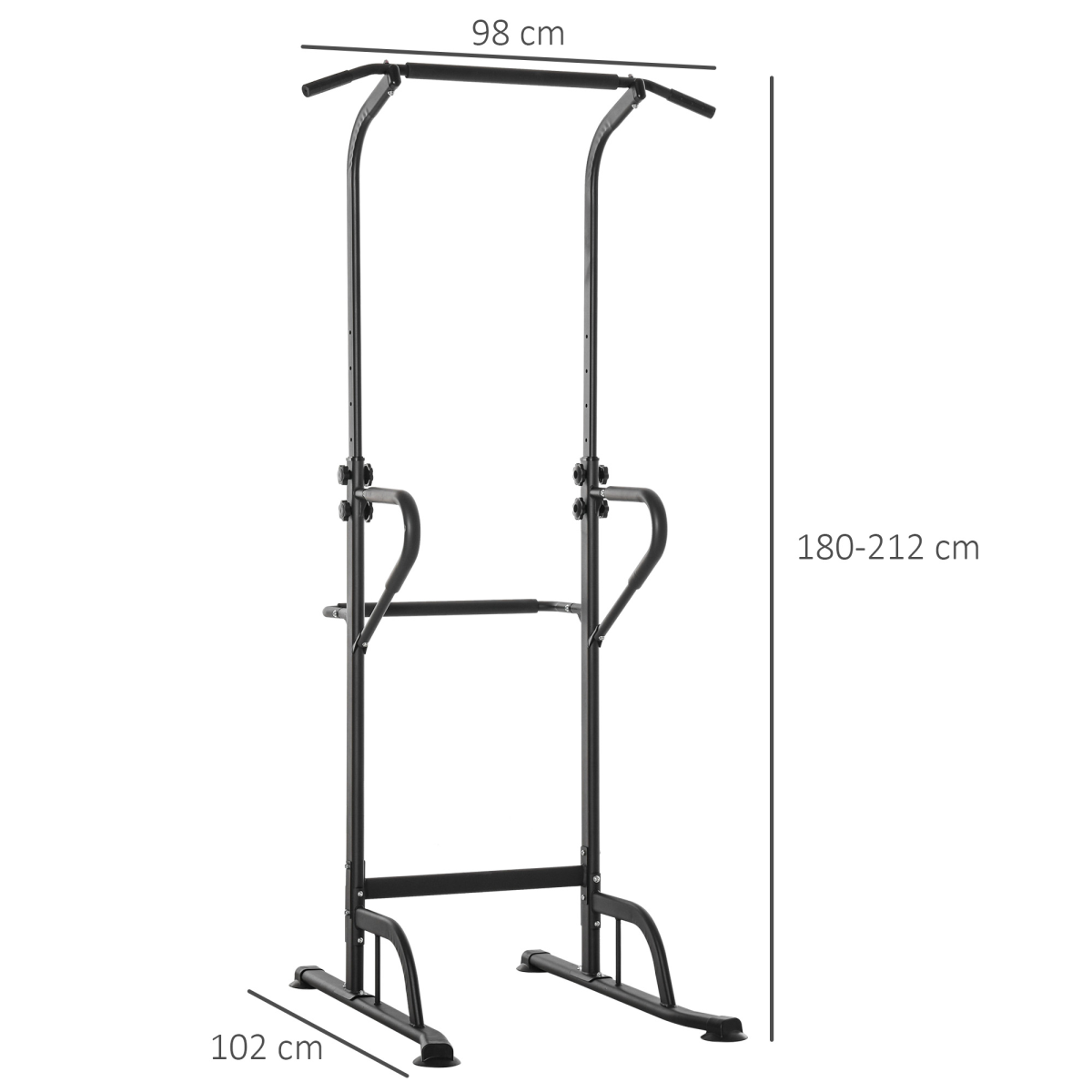 Power Tower Dip Station Pull Up Bar Multi-Function Push Up Equipment Home Gym - Image 3