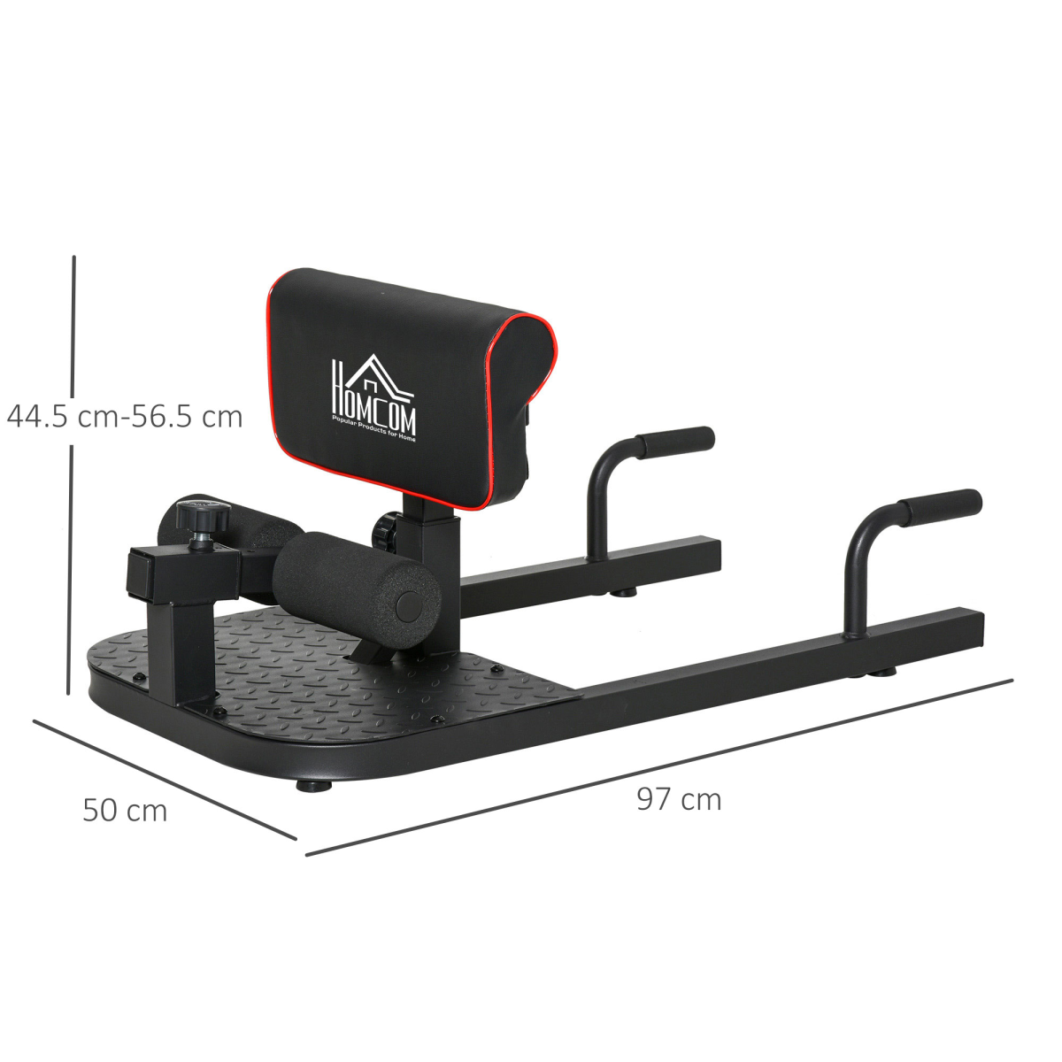 3 IN 1 Squat Machine Sit Up Push Up Gym Leg Exercise Adjustable HOMCOM - Image 3