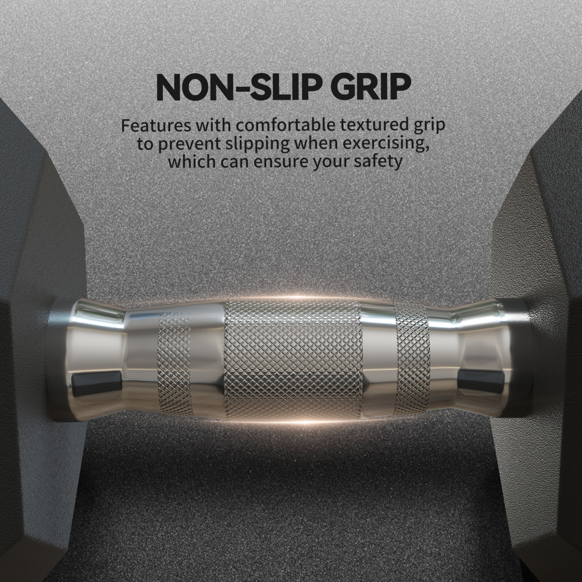 HOMCOM Rubber Hex Dumbbell Portable Hand Weights for Home Gym - Image 5