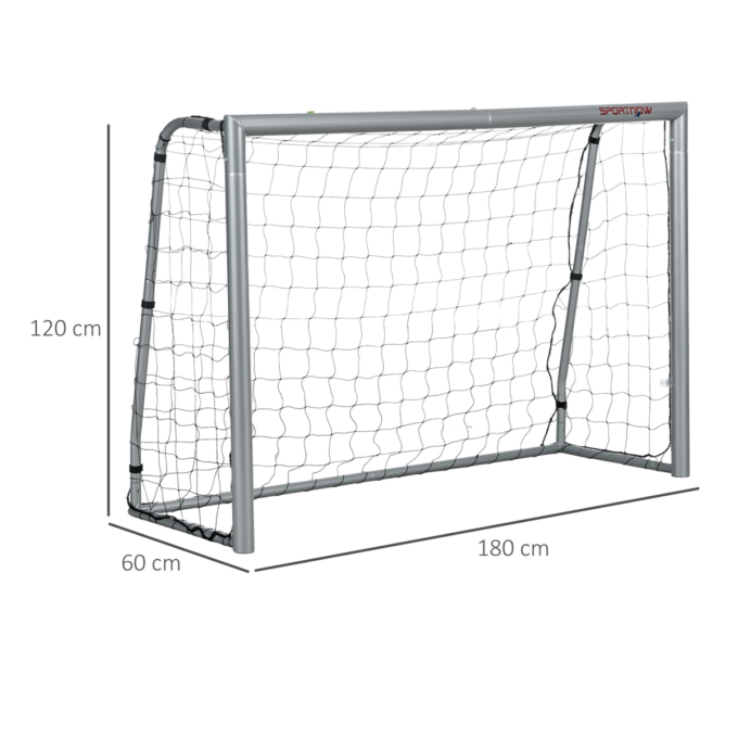 SPORTNOW 10ft x 6.5ft Football Goal, Simple Set Up Football Training Net