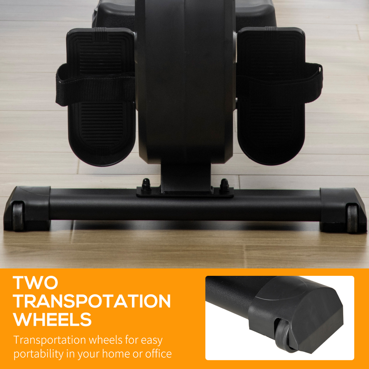 Fitness Adjustable Magnetic Rowing Machine Rower w/ LCD Digital Monitor HOMCOM - Image 6