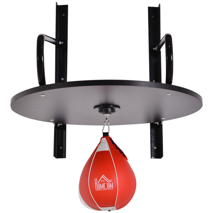 Speed Bag Platform Kit Wall-mounted Punching Ball Hanging Platform Set HOMCOM