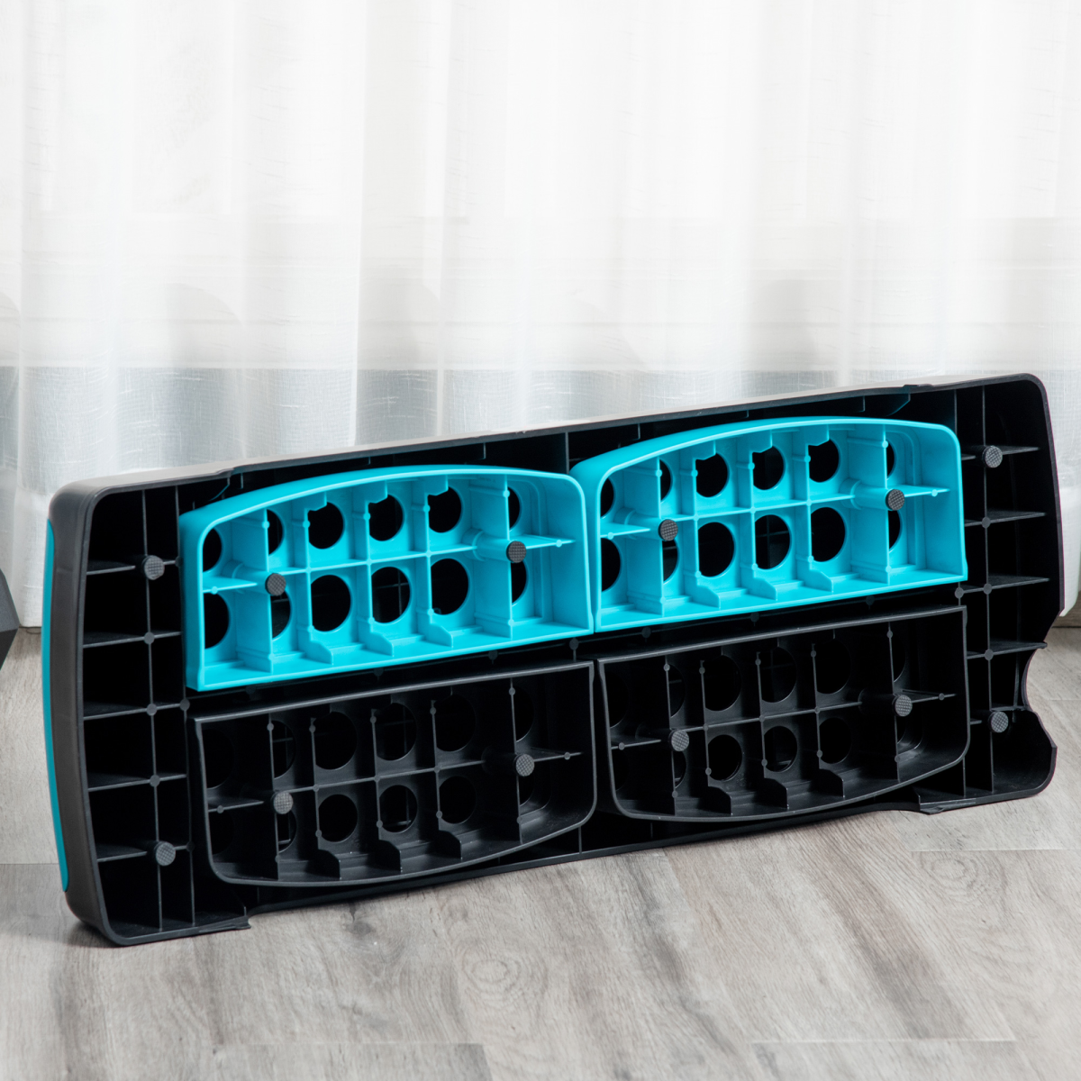 Aerobic Step Three-Level Adjustable Exercise Stepper for Home, Office HOMCOM - Image 7