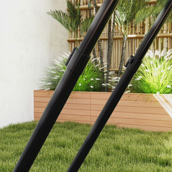 Football Training Net Training Rebounder Net w/ Adjustable Angles - Black