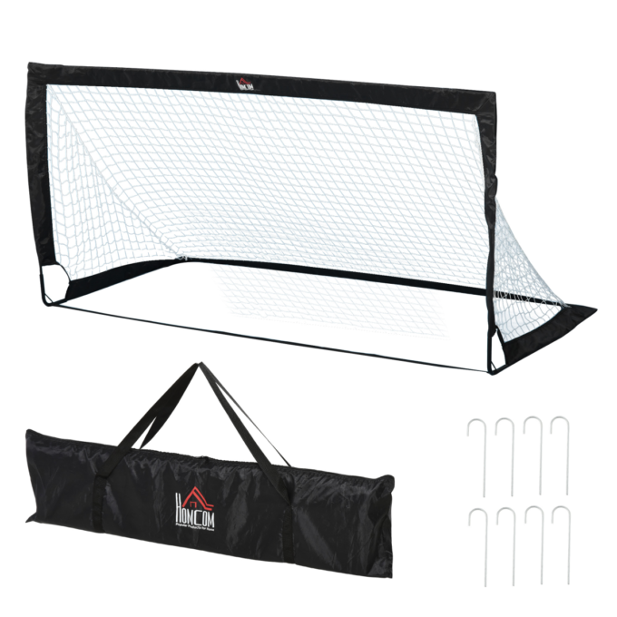 Football Goal Folding Outdoor with All Weather Net Kids Adults 6'x3' HOMCOM