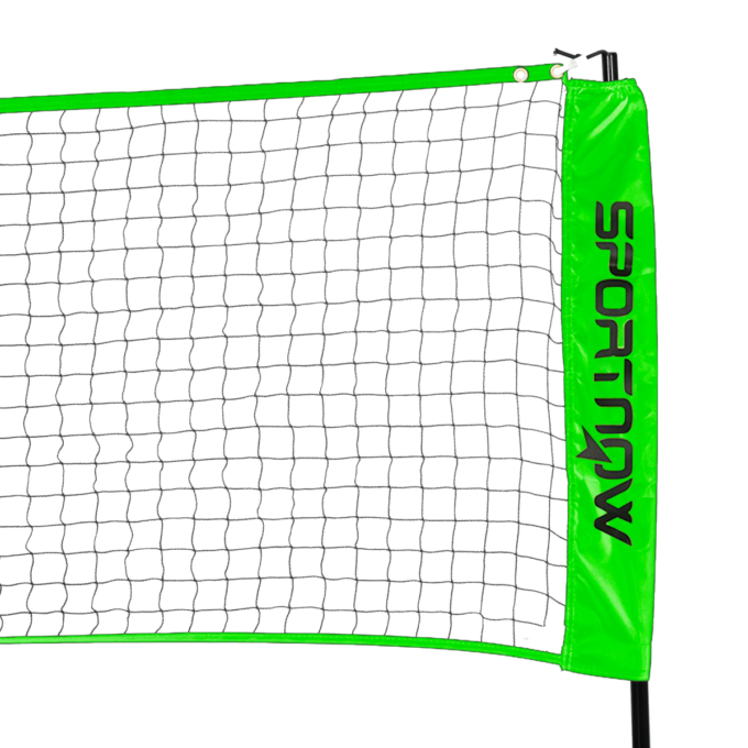 SPORTNOW Badminton Net Set, Height Adjustable Net for Pickleball, Volleyball