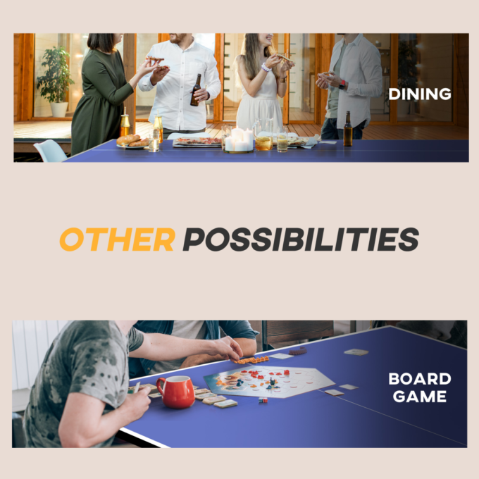 SPORTNOW 9FT Folding Table Tennis Table w/ 4 Wheels, for Indoors, Blue