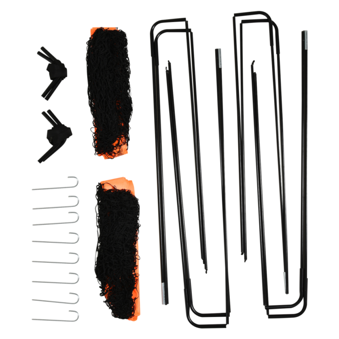 HOMCOM Football Goal Folding Outdoor with All Weather Net 6'x3'