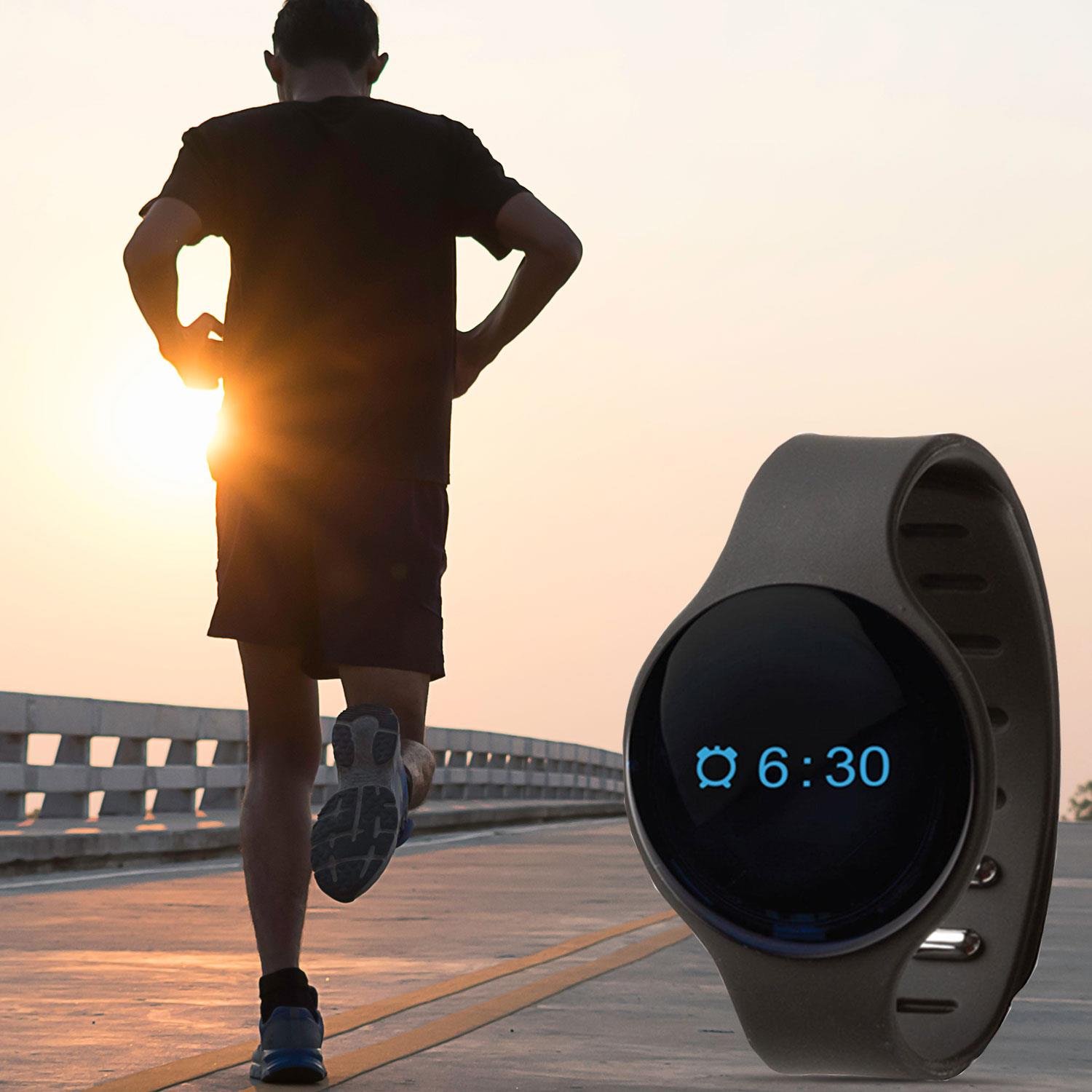 Bas-Tek Sport Lightweight Bluetooth Fitness Tracker - Black - Image 4