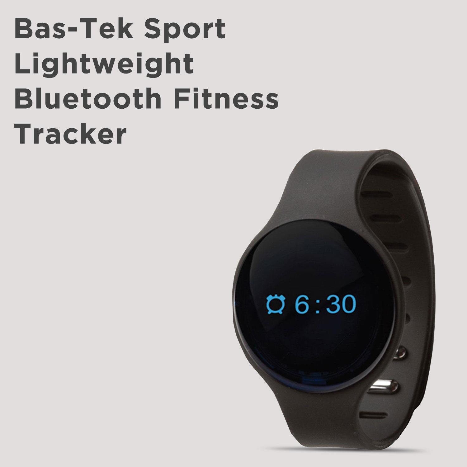 Bas-Tek Sport Lightweight Bluetooth Fitness Tracker - Black - Image 5