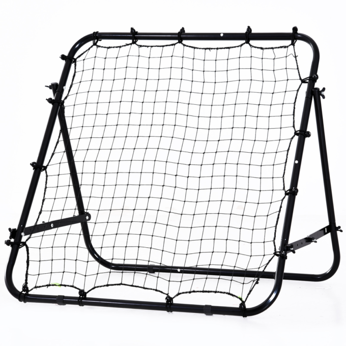 Rebounder Net Kids Adults Football Training Aid Practice Adjustable HOMCOM