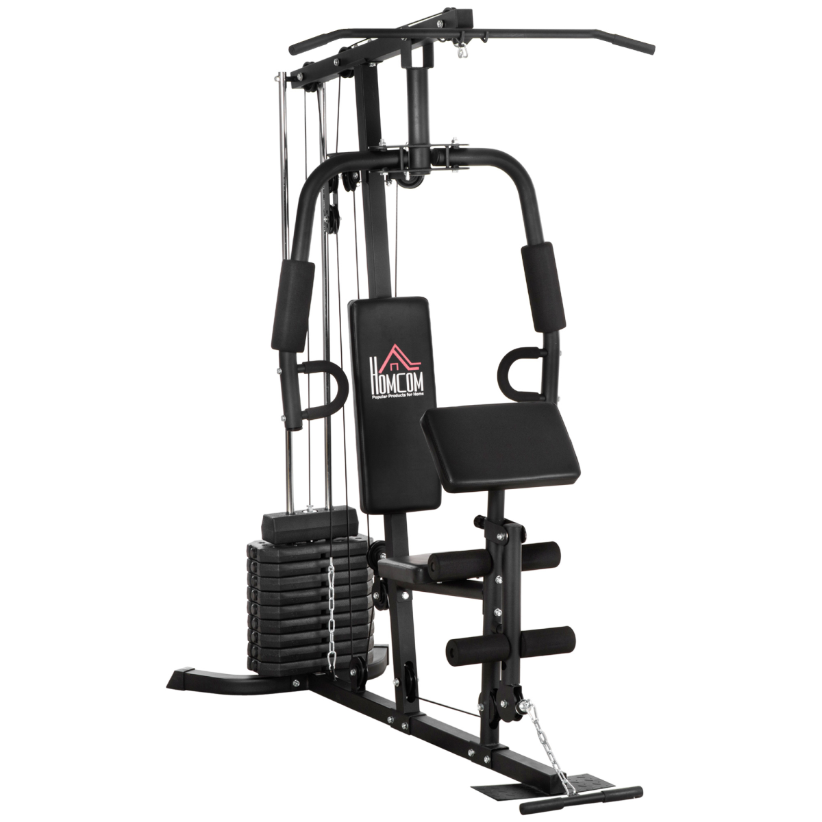 Multifunction Home Gym Machine with 45kg Weight Stack, for Full Body Workout