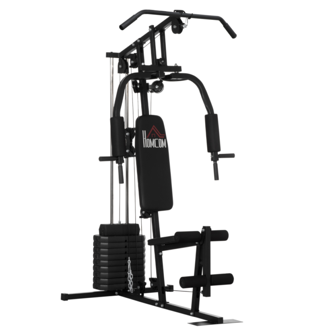 Multifunction Home Gym Machine with 45kg Weights for Full Body Workout HOMCOM