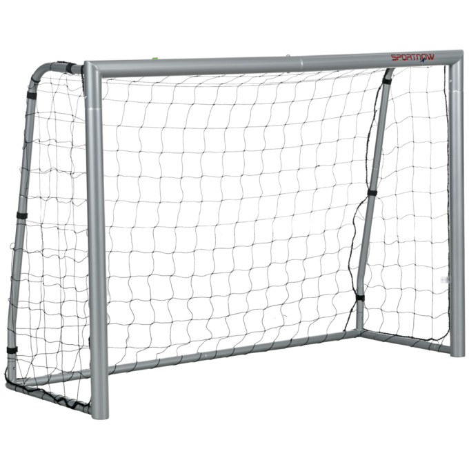 SPORTNOW 10ft x 6.5ft Football Goal, Simple Set Up Football Training Net