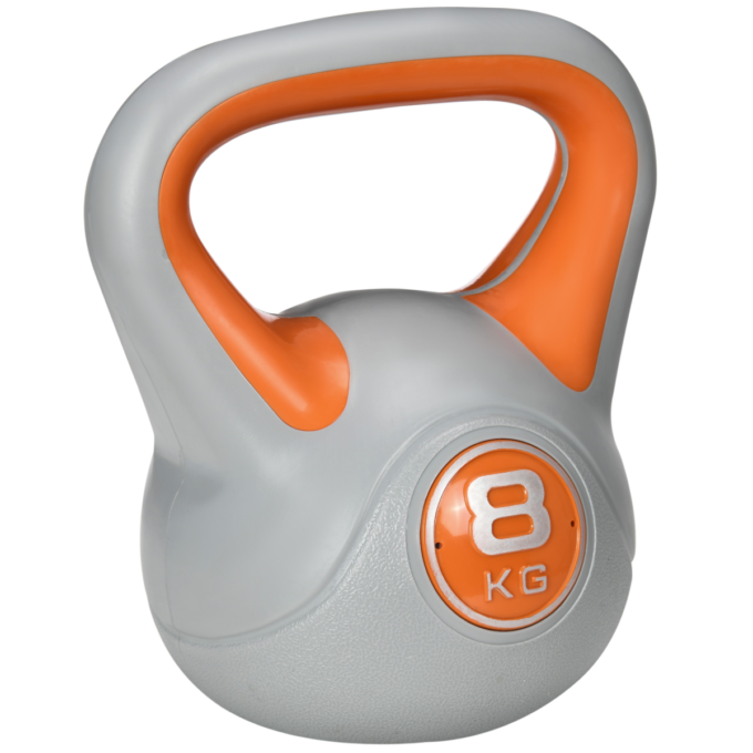 SPORTNOW 8kg Kettle Bell with Handle for Home Gym