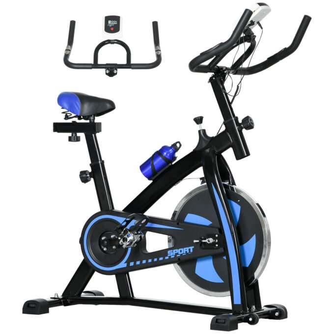 SPORTNOW Indoor Exercise Bike Stationary Bike for Home Gym Workout