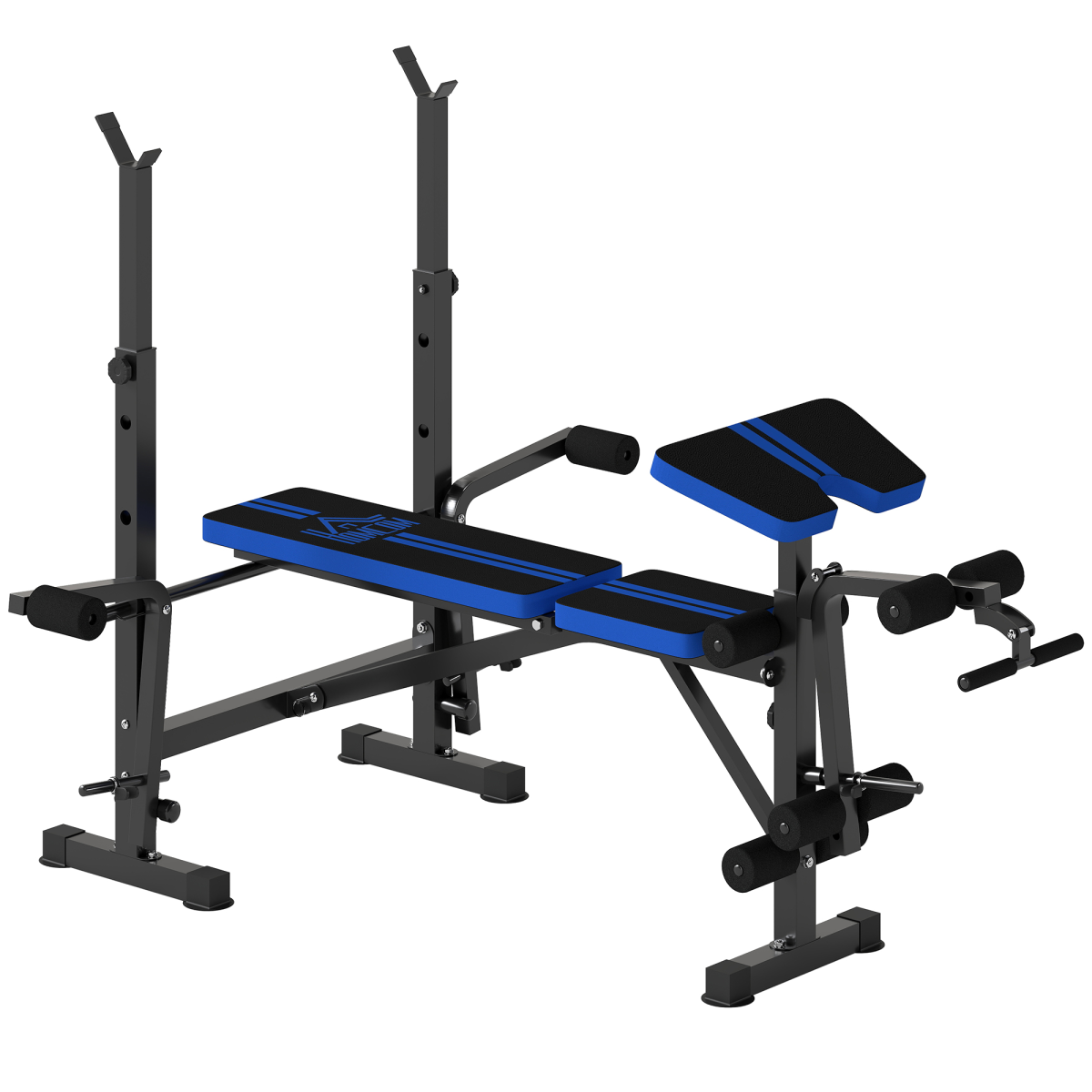 HOMCOM Multi-Function Adjustable Weight Training Bench Gym Fitness Lifting - Image 2