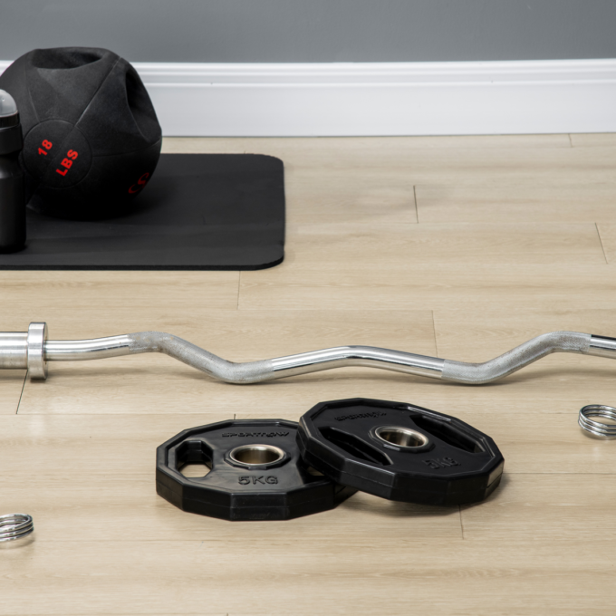 SPORTNOW Olympic Weight Plates Set with 2"/5cm Holes for Home Gym