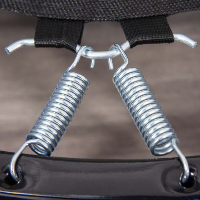 HOMCOM Φ81cm Fitness Trampoline Exercise, Max Load 100 KG, Blue Black