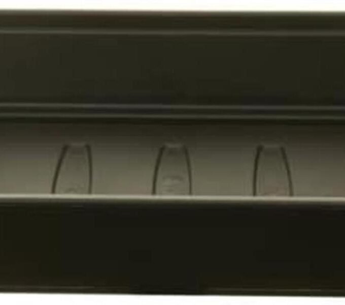 Whitefurze G2622GV5 22cm Small Gravel Tray - Black