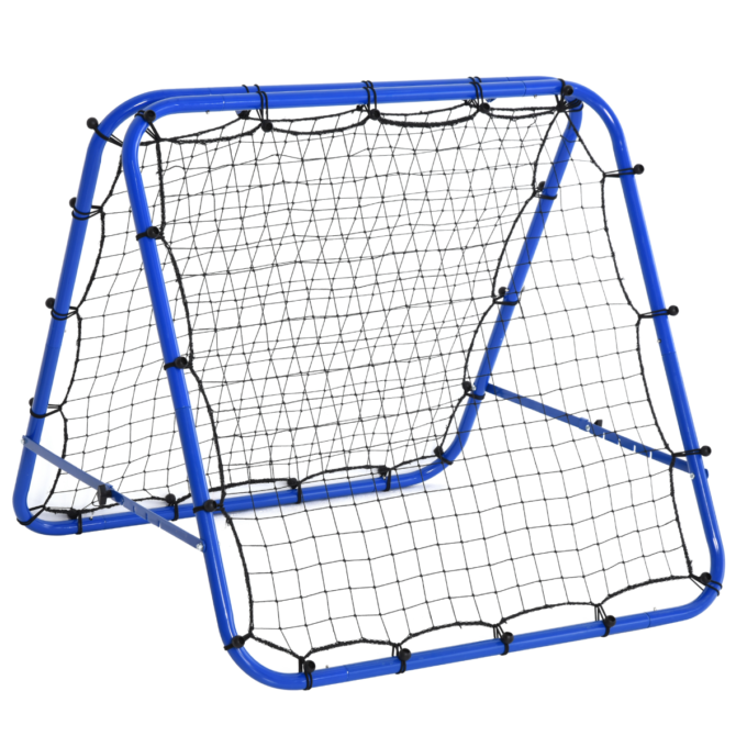 HOMCOM Rebounder Net Football Target Goal with Adjustable Angles