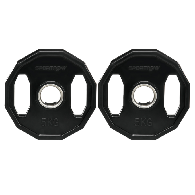 SPORTNOW Olympic Weight Plates Set with 2"/5cm Holes for Home Gym