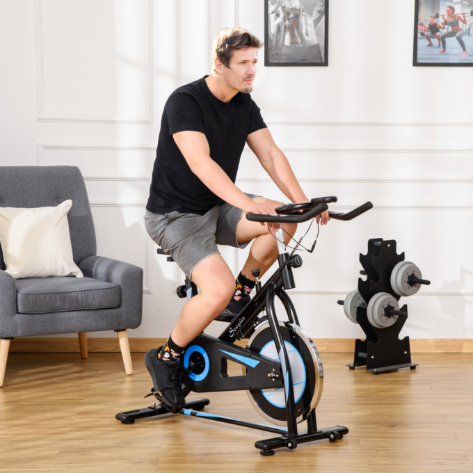 8kg Flywheel Stationary Indoor Exercise Bike Cycling Cardio Workout Bike
