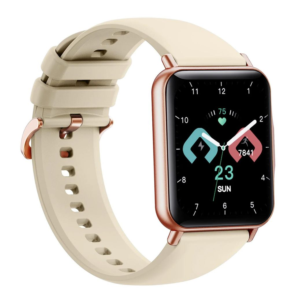 Gymcline Ciro Fitness Tracker w/ 25 Sports Modes & IP68 Water Protection, Cream - Image 5