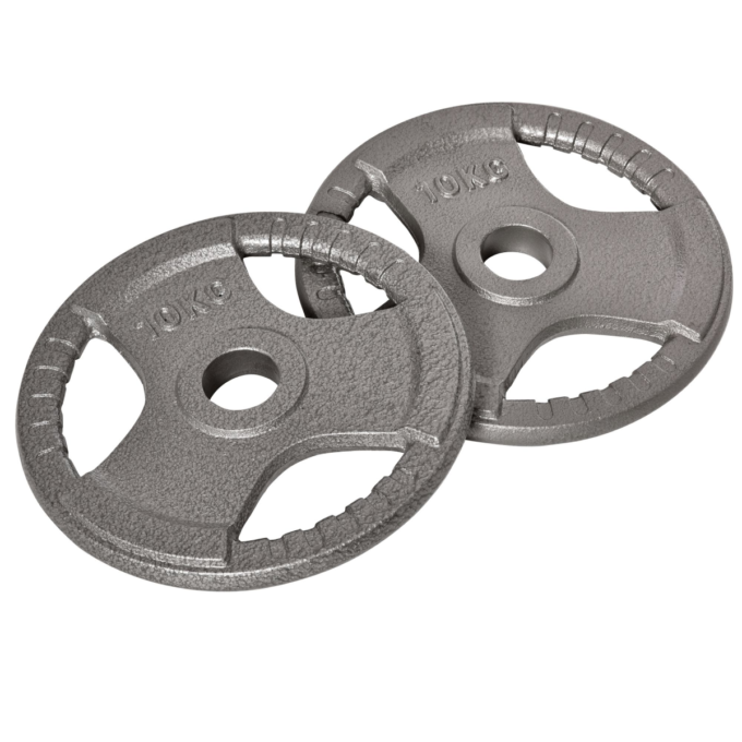 2" Olympic Weight Plates Set of 2 for Strength Training with Weight 2 x 10kg