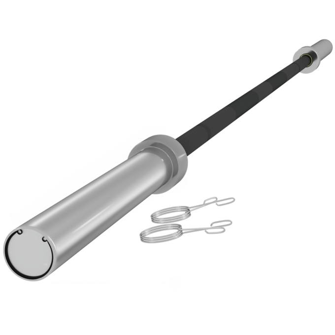 Barbell Bar for 2"/5cm Weight Plates, Home Gym Weight Lifting Bar, 210cm, 20kg