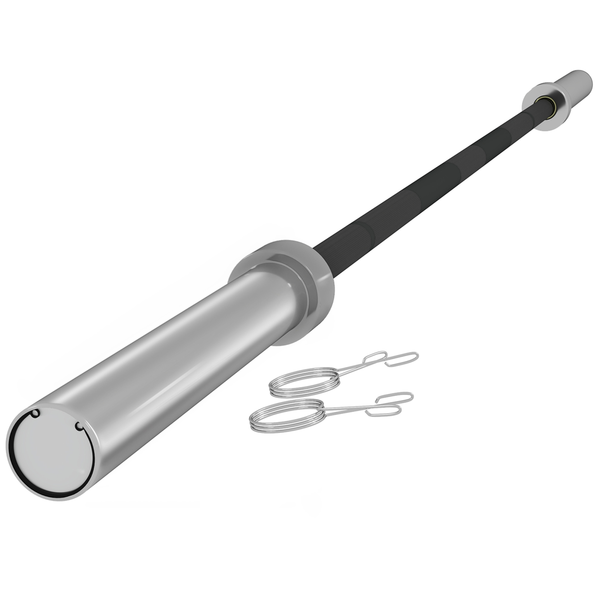 Barbell Bar for 2"/5cm Weight Plates, Home Gym Weight Lifting Bar, 210cm, 20kg